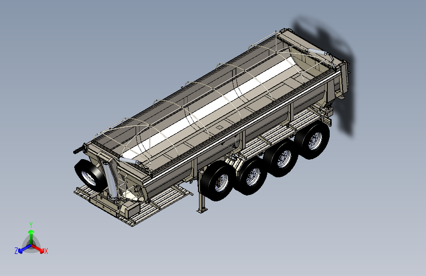 Y3374-挂车+拖车+dump+semi+trailer+SW