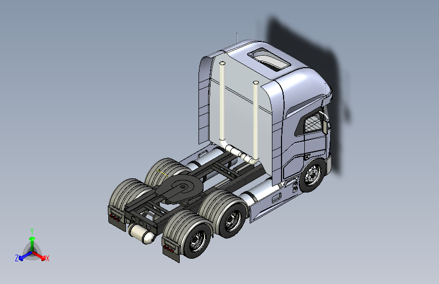 Y3421-挂车+拖车+mack-magnum-ultraliner+SW+STP