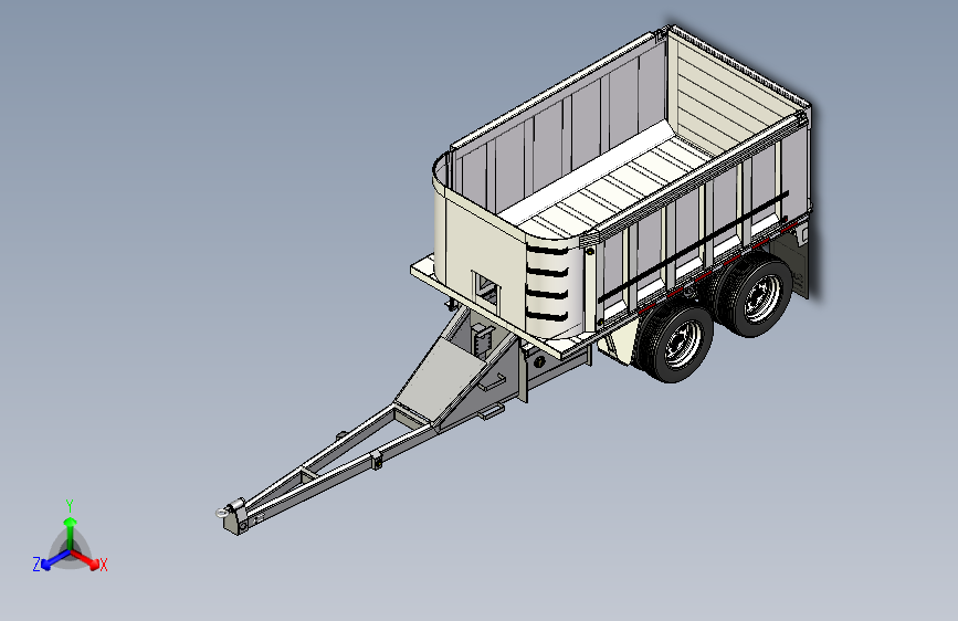 Y3443-挂车+拖车+pup-trailer+STP+IGS