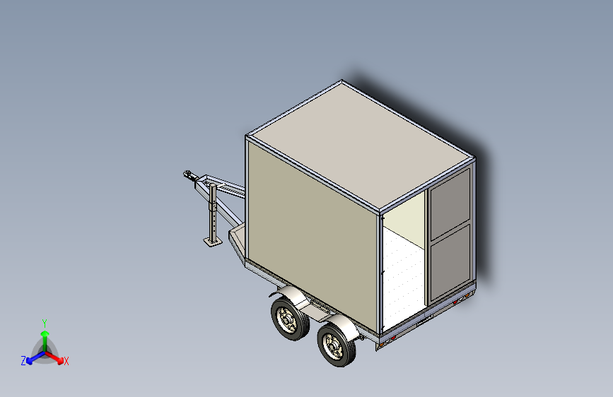 Y3446-挂车+拖车+refrigerated-trailer-1+SW