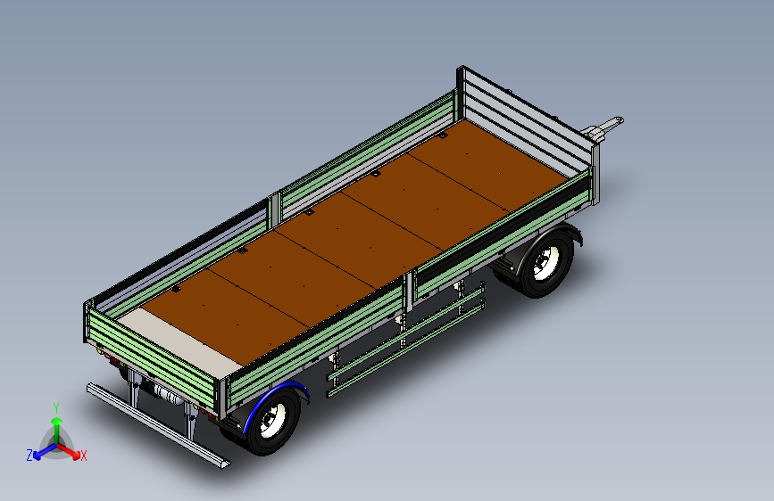 Y3493-挂车+拖车+trucks-trailer+SW+STP