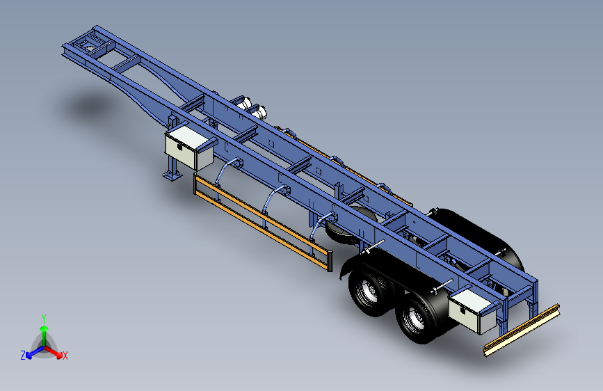 Y3514-挂车+拖车+40-ft-semitrailer+STP