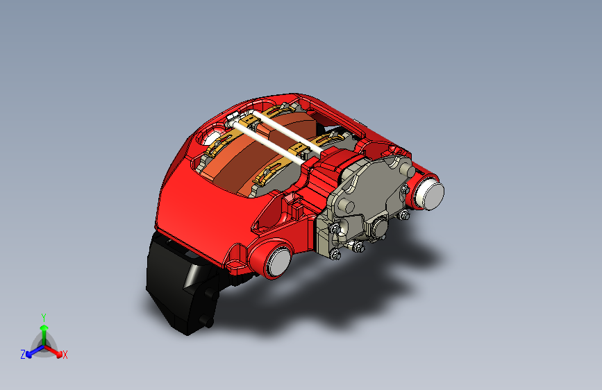 Y3522-刹车+制动系统+15k-disc-brake-caliper+STP+IGS