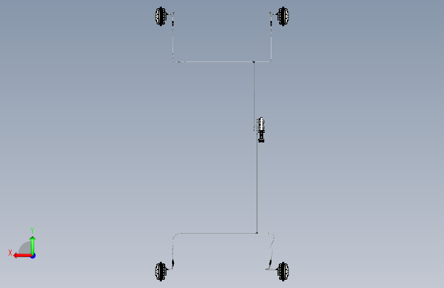 Y3526-刹车+制动系统+automobile-brake-system+F3D+STP 背面视图