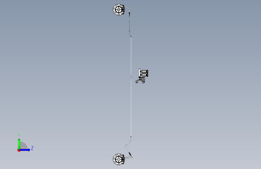Y3526-刹车+制动系统+automobile-brake-system+F3D+STP 左侧视图