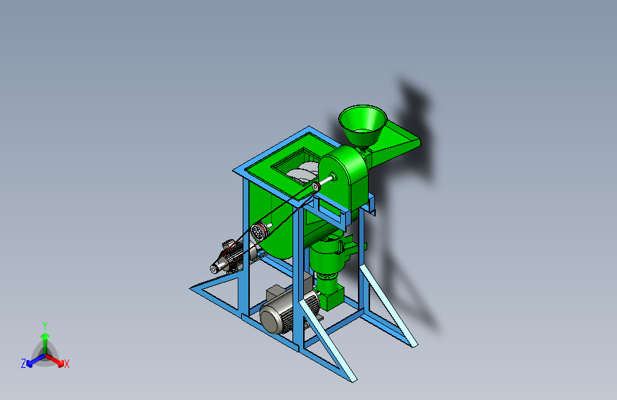 Y3606-农业机械+3-in-1-feed-pelletizing-unit+SW