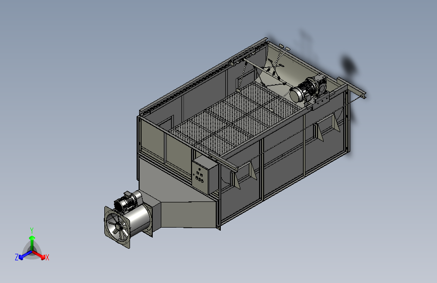 Y3629-农业机械+Bed+Dryer+and+Heating+Furnace+STP