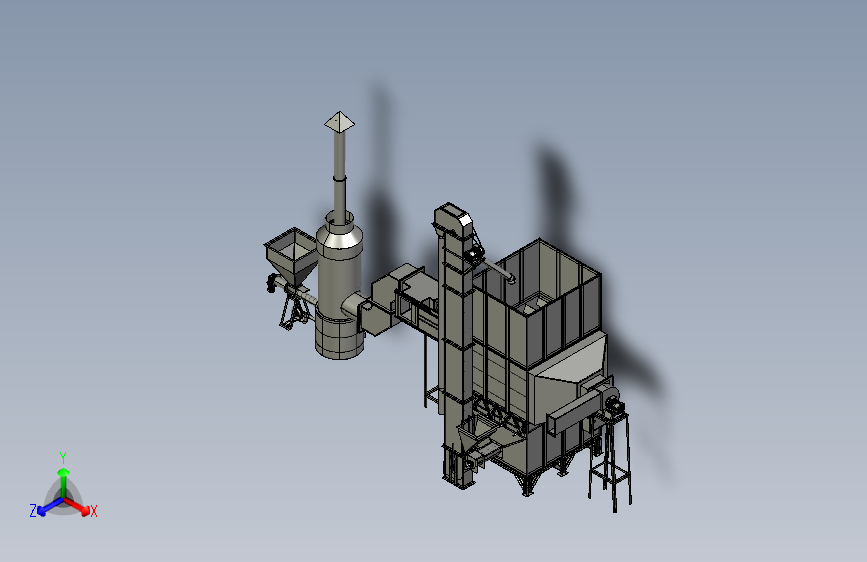 Y3651-农业机械+grain-vertical-dryer+STP