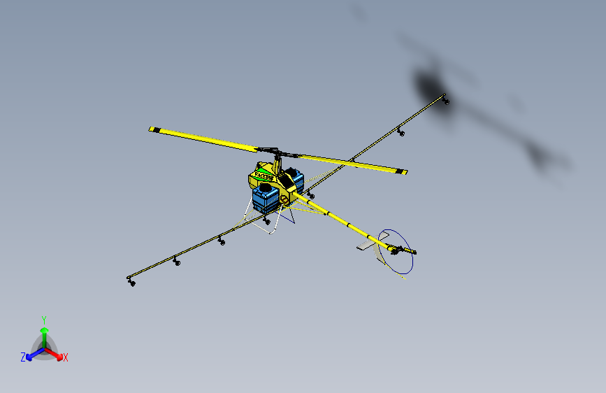 Y3653-农业机械+helicopter-type-agricultural-drone+STP