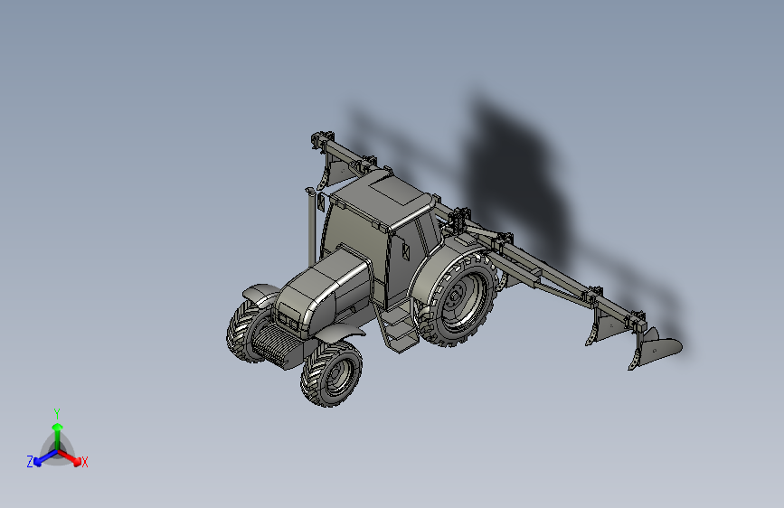 Y3657-农业机械+implement-planting-groove-maker+STP