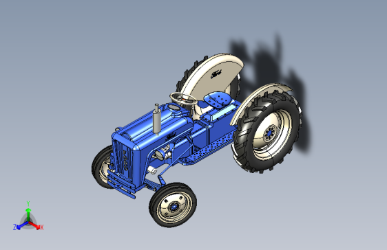 Y3705-拖拉机+ford-tractor+IGS