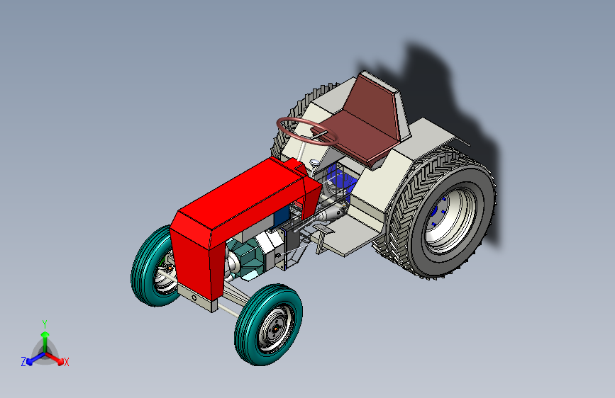 Y3707-拖拉机+garden-tractor-legtra001+SW