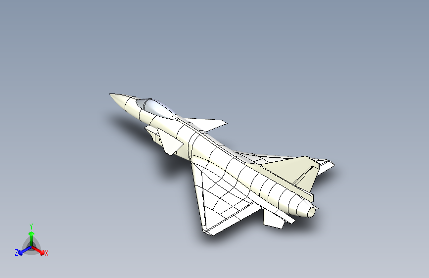 F0107-J-10A战斗机模型