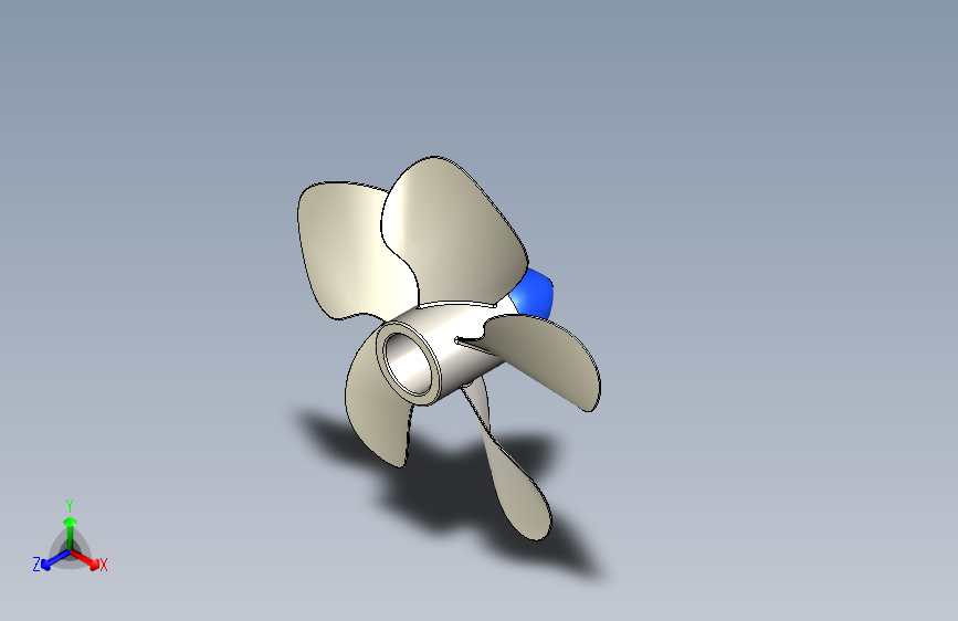 F0640-螺旋桨3D模型
