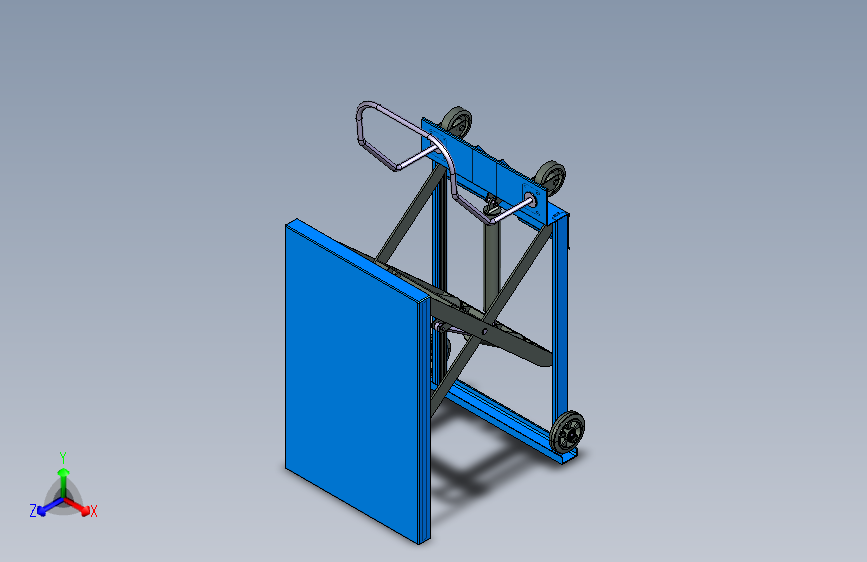 F0769-升降车SolidWorks设计