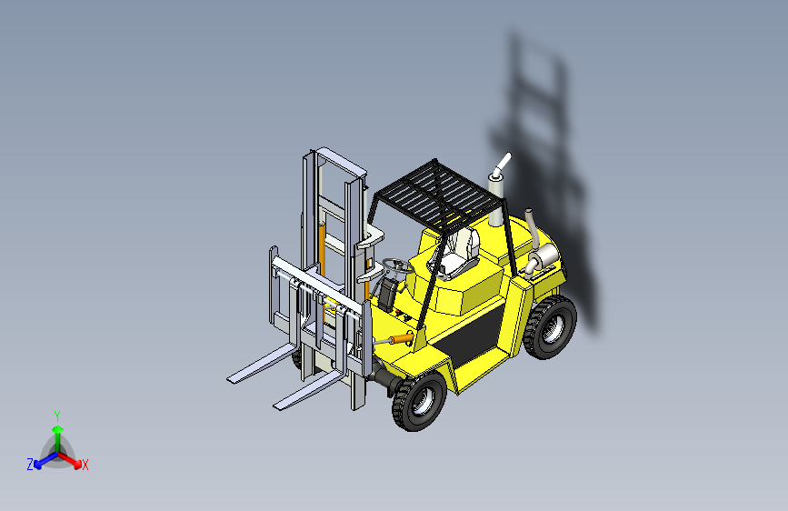 Y3886-89+fork-lift-FLT+SW+叉车
