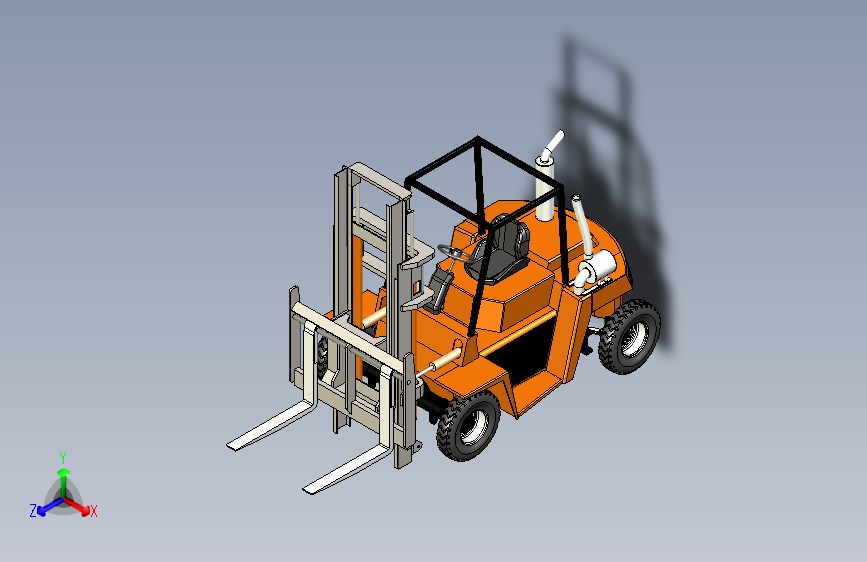 Y3887-90+forklift-118+SW+叉车
