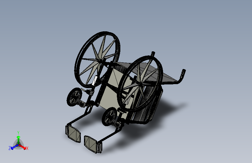 Y3917-轮椅+wheelchair--1+STP+IGS