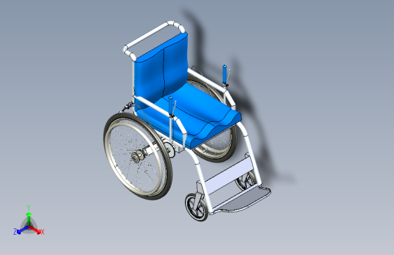 Y3923-轮椅+wheelchair-with-shock-absorber+SW+STP