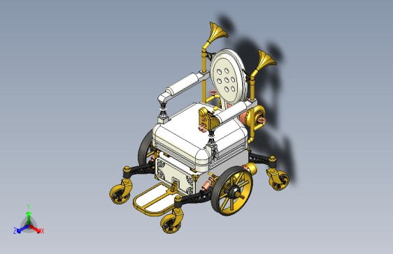Y3938-轮椅+lord-kyron-s-mechanical-wheelchair-wip+SW+STP