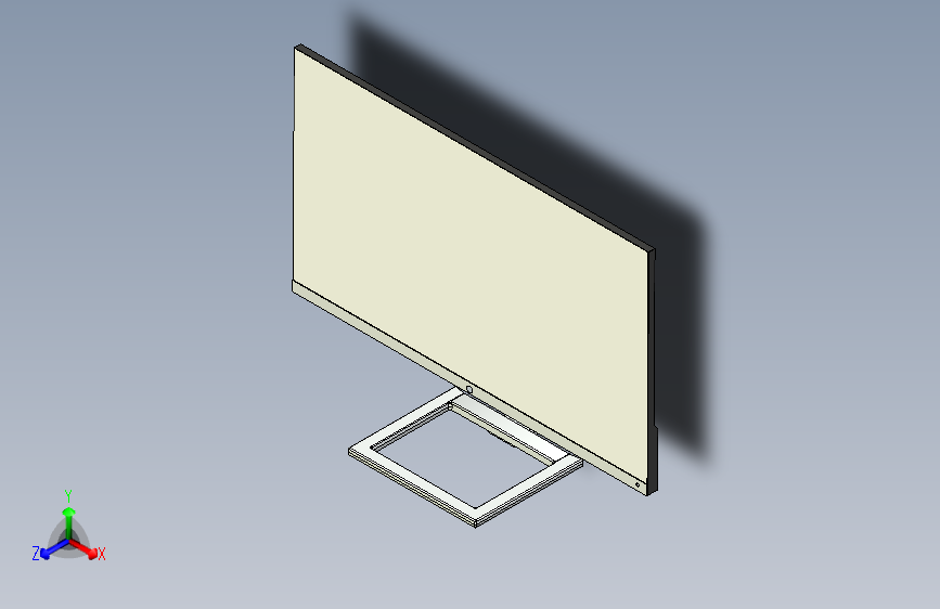 F1007-一款显示器制作模型