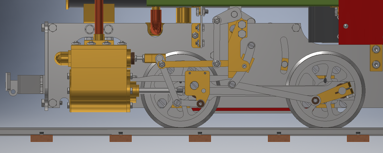 F1055-蒸汽机车模型图