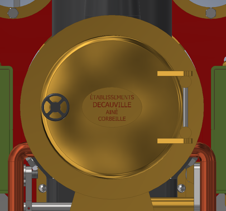 F1055-蒸汽机车模型图