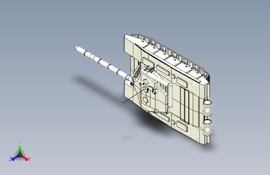 F1112-99式坦克三维模型