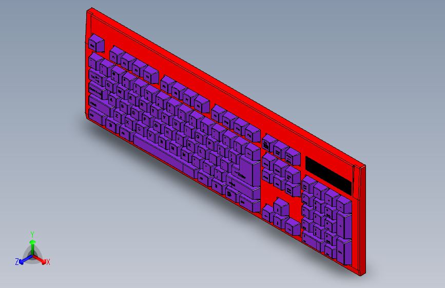 F1136-sw电脑键盘模型