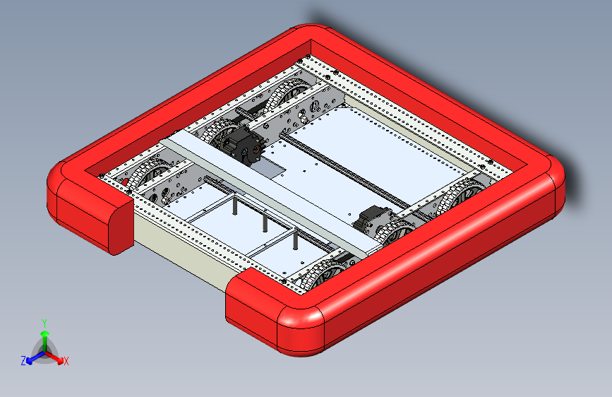 F1122-FRC6轮机器人模型图 主视图