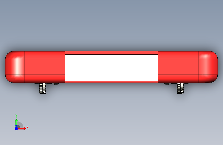 F1122-FRC6轮机器人模型图 正面视图