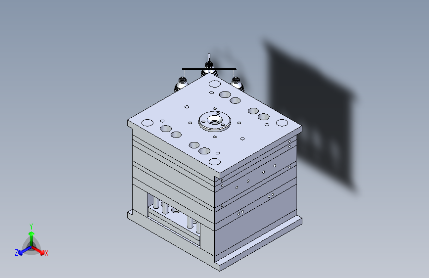 F1187-灯泡外壳制作的注塑模具设计模型