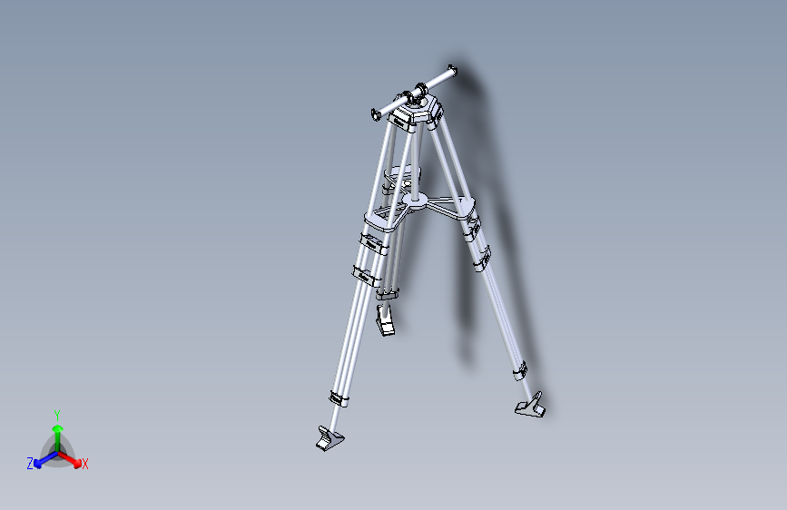 F1297-拍照三脚架设计模型