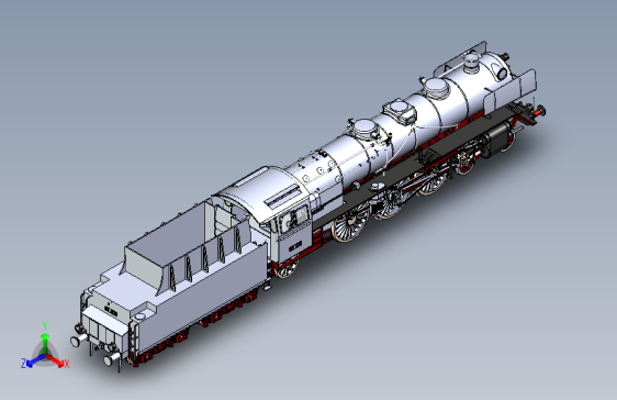 F1370-太平洋型机车