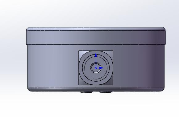 F1415-液压管路专用径向压力表外丝1_4三维SW2016无参