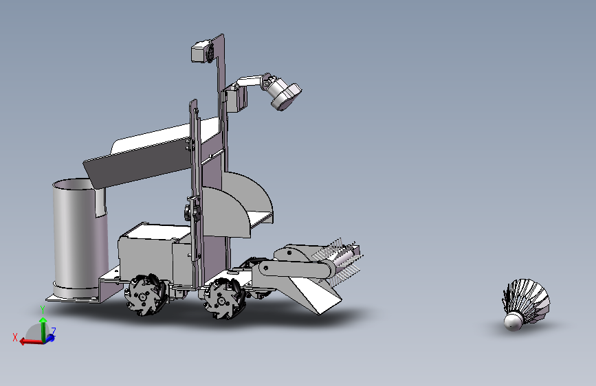 052-羽毛球拾取小车-2019