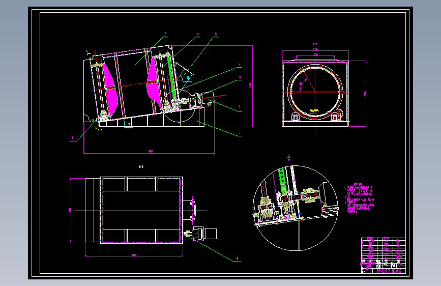 精确高效谷物分离机设计【6张CAD图纸】