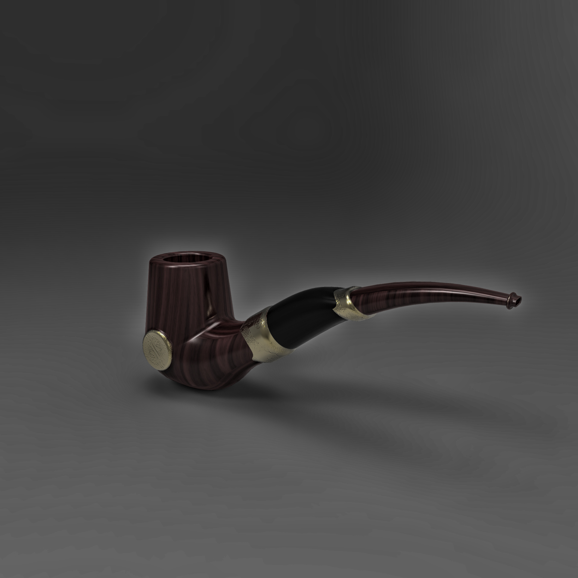 烟斗造型3D图纸+Solidworks设计