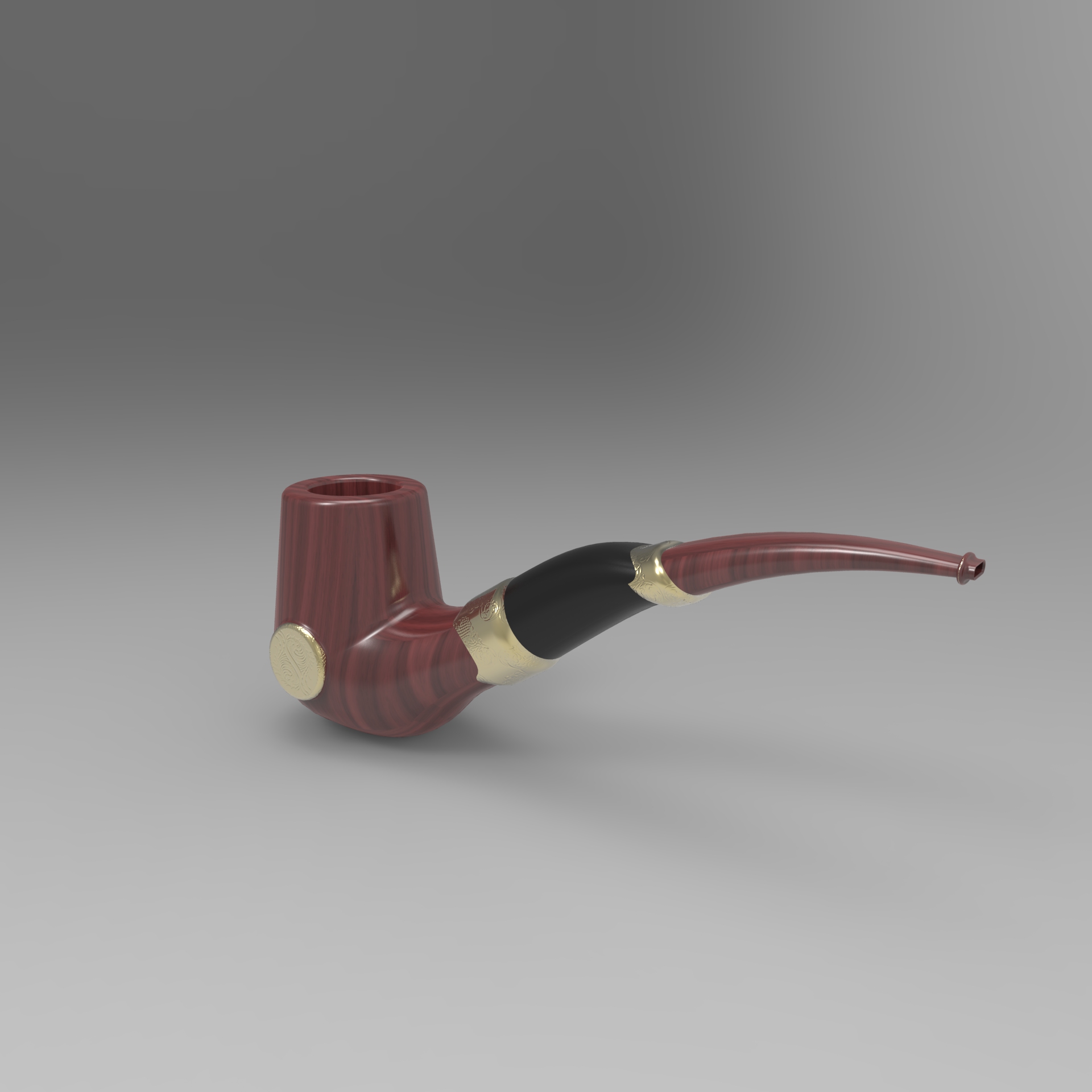 烟斗造型3D图纸+Solidworks设计