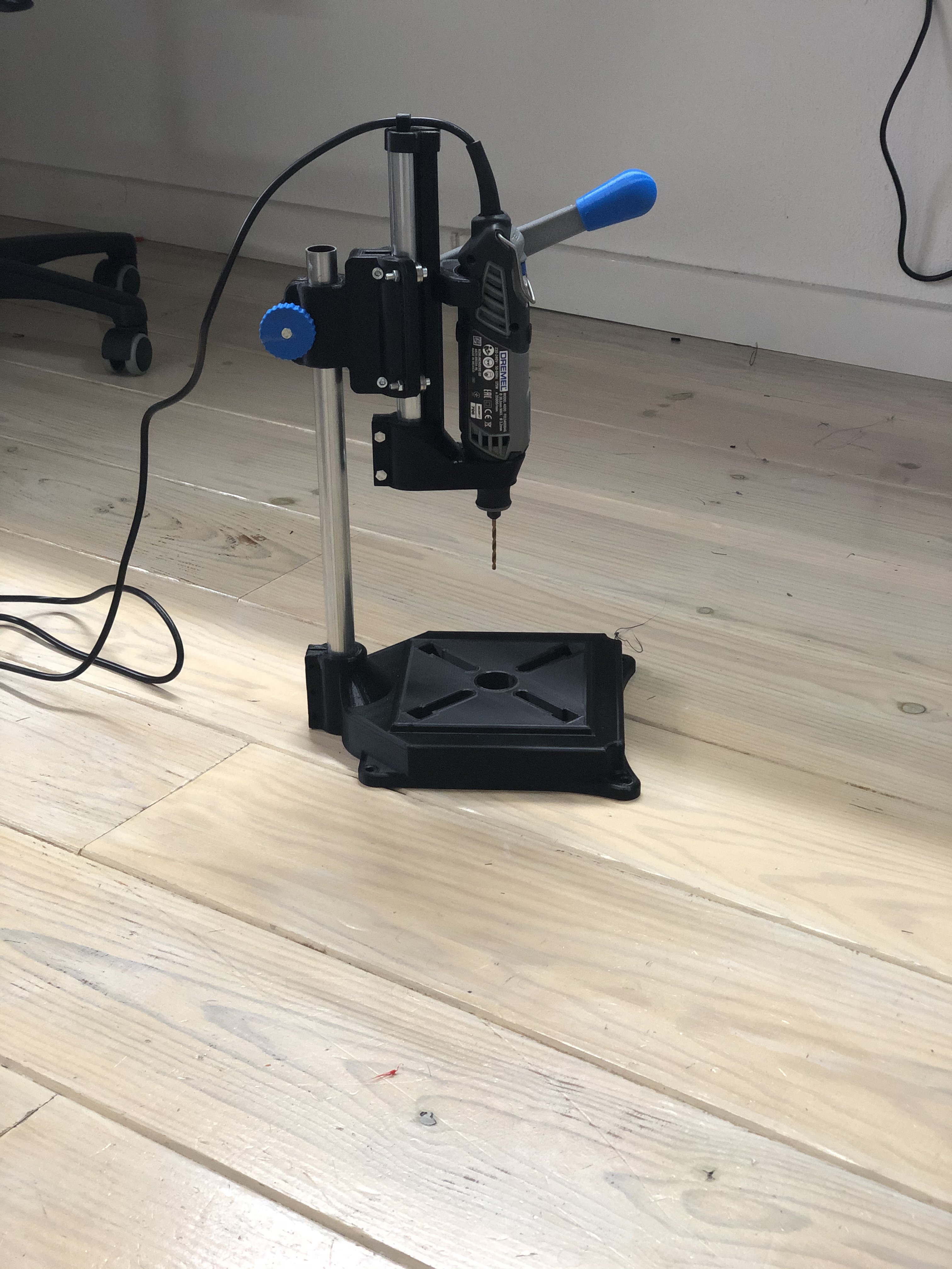 自制钻机3D数模图纸+STEP格式