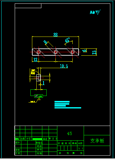 车床小刀架 方刀架零件工艺及钻M12,Φ10孔工装夹具设计【125-72】【7张CAD图纸】