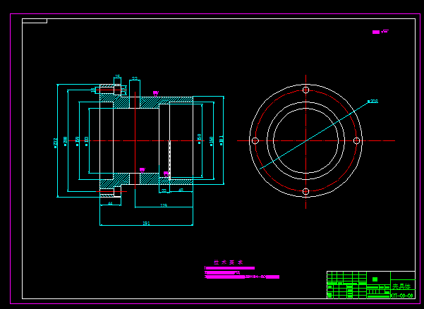轴承套加工工艺及车内圆夹具设计【车床自定心夹具】【套筒零件】【6张cad图纸】