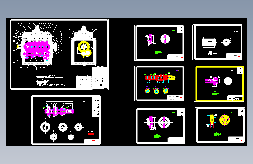CC1021PS05汽车变速器的设计-长城皮卡三轴式变速器设计【8张CAD图纸】
