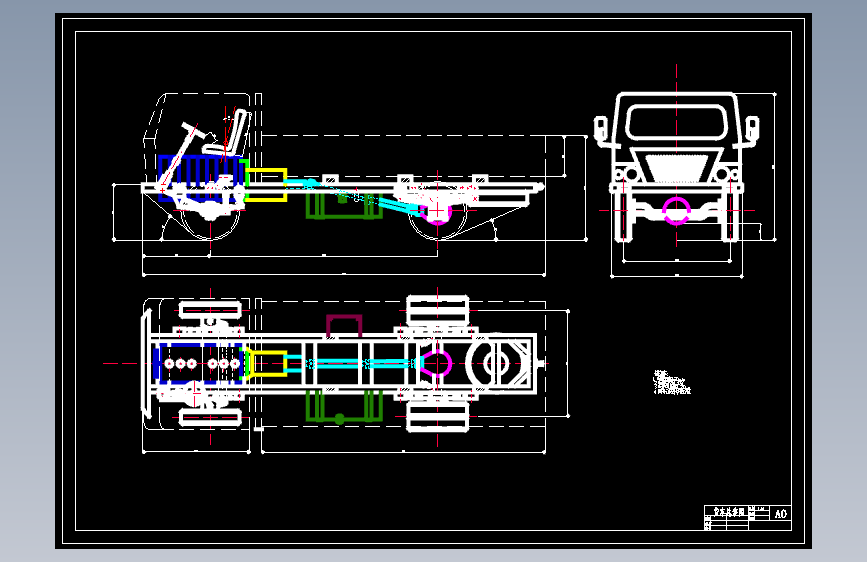 货车总体设计--总布置设计【含CAD图纸】