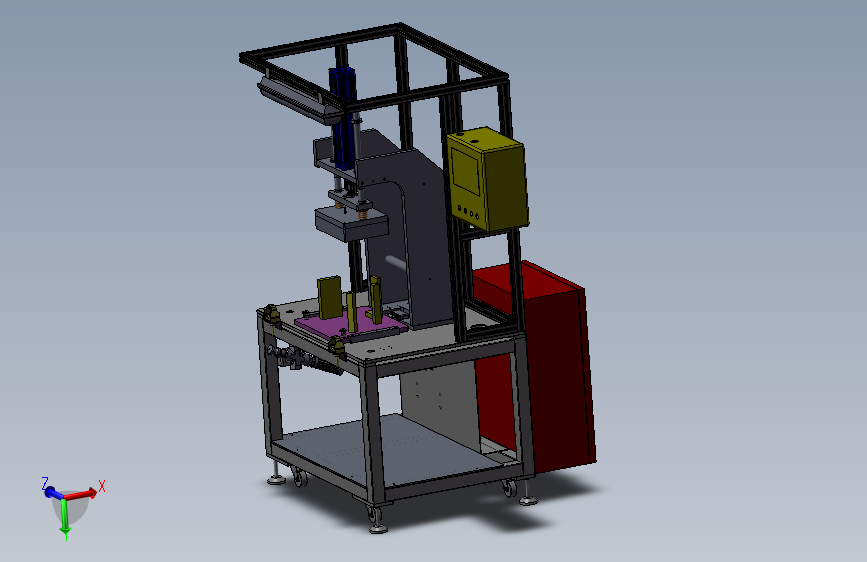 小型压装机模型设计