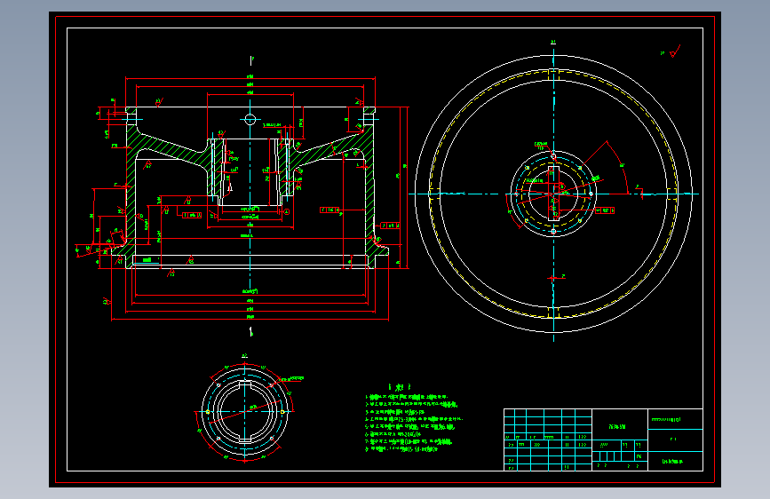 S0175-LH9-900拉丝机卷筒机构设计(cad+说明书)