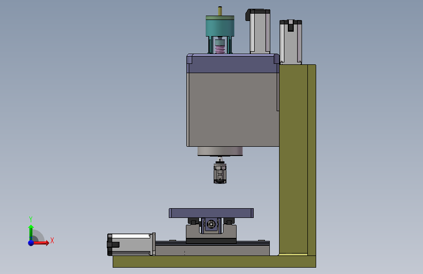 MCV380立式数控加工中心（sw14可编辑+说明书）