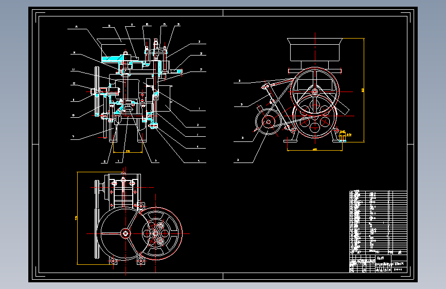 S0433-制育秧钵机设计(cad+说明书)