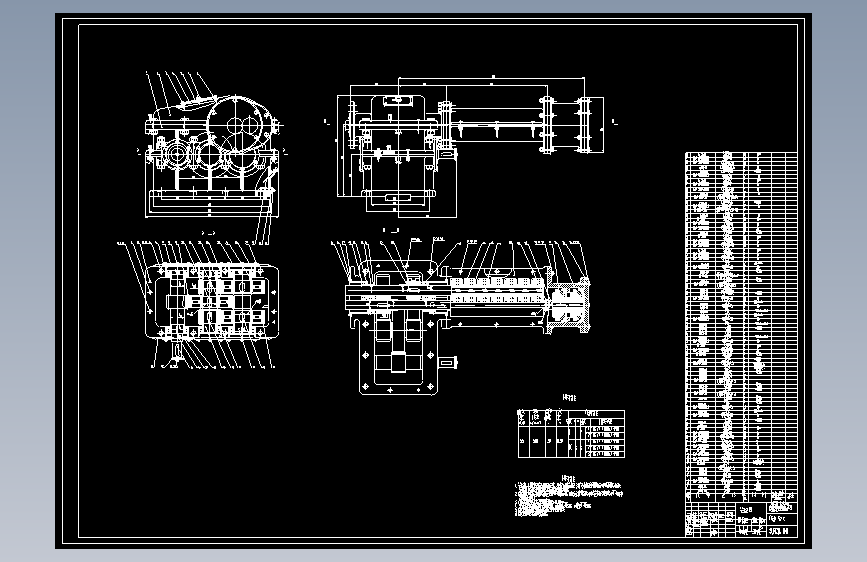 S0493-双螺杆挤出机(cad+说明书)