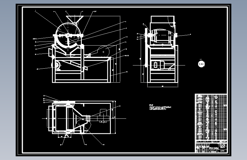 S1683-蚕豆脱壳机设计(cad+说明书)